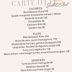 La Grange Aux Crepes menu