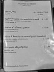 I Minuti Piaceri menu