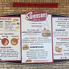 Swensons Drive-in menu