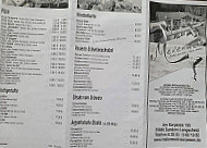 Meilenweit menu