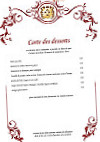 Château D'ayres menu