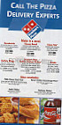 Domino's Pizza menu