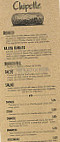 Chipotle Mexican Grill menu