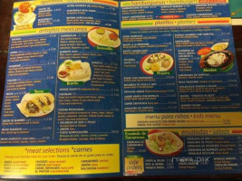 Acapulco menu