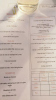 La Cabane menu