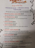 Talk Of The Town menu