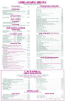 Asian Delight menu