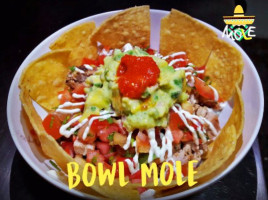 Mole Tacos y Burritos Bar food