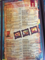 Tequilas menu