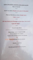 L'authentique menu