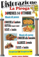 Pizzeria Fast Food La Piroga menu