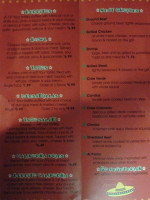 Cali Burrito menu