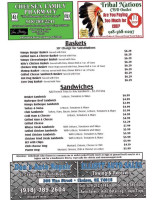 Prairie Rose Grille menu