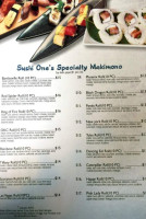 Sushi-one menu