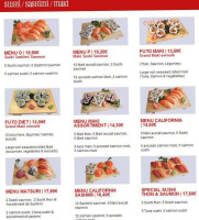 Yama Sushi menu