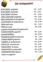 Agriturismo Antiche Macine menu