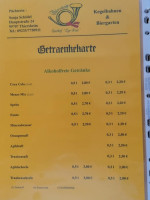 Gasthof Zur Post Thiersheim menu