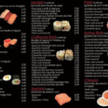 Gumi Sushi menu