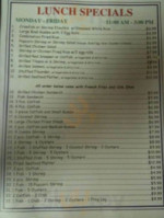 Texas Cajun Cafe menu