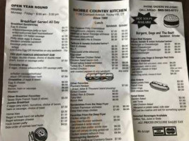 Country Kitchen On Wheels menu