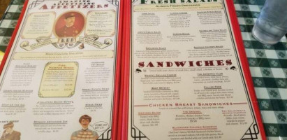 Red's Old 395 Grill menu