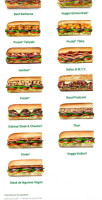 Subway menu