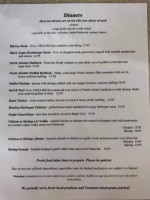 Apple Lodge Eatery menu