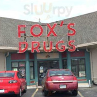 Fox's Drug Store Soda Fountain outside