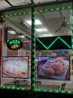 Supreme Pizza Fried Chicken inside