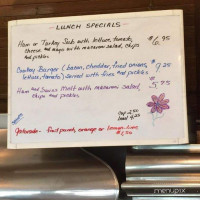 Dan's Diner menu