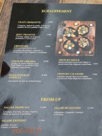 Foodfighter menu