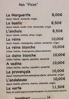 A Stazzona menu