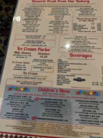 State Line Diner menu