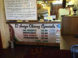 El Amigo Chavez menu