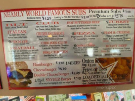 Pisanello's Pizza menu