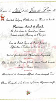 Le Coligny menu