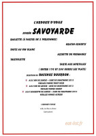 L'ardoise D'odile menu