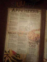 Reno's Roadhouse menu