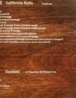 Sushi Fumi menu