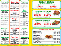 Apollo Pizza menu