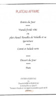 Thierry Garny menu