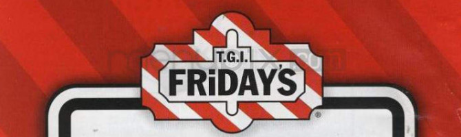 Tgi Fridays menu