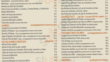 Les Hedonistes menu