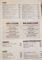 La toscana menu