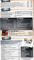 Les Kerguele menu