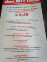 Cafe Extrablatt menu