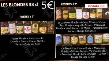 Chacun Sa Biere food