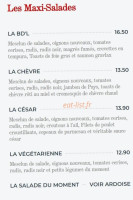 Le Bistrot D'lao menu