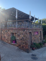 Girolata, La Terrasse outside