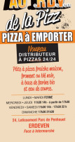 Au eRDeVen De La Pizz menu